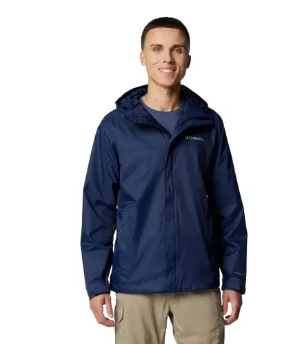 Men's Watertight II Water-Resistant Rain Jacket - Collegiate Navy 