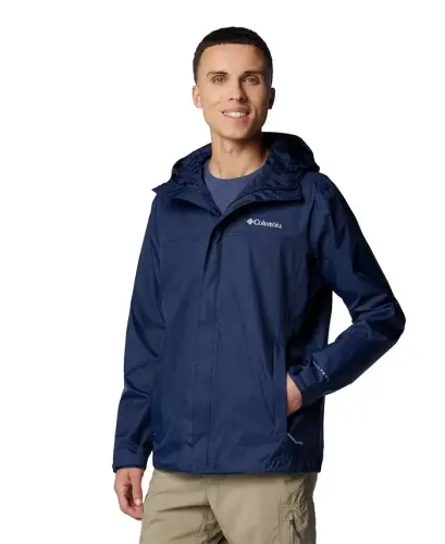 Men's Watertight II Water-Resistant Rain Jacket - Collegiate Navy - 3