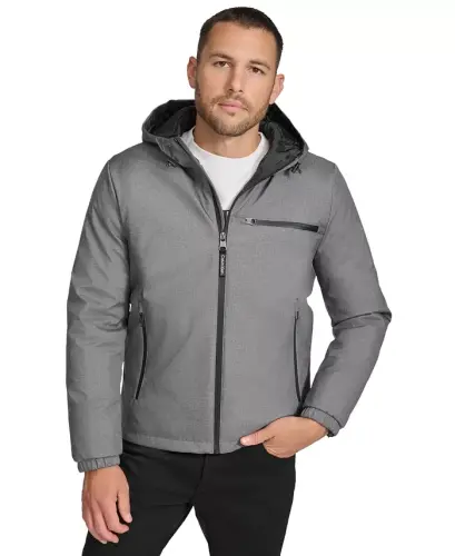 Men's Infinite Stretch Water-Resistant Hooded Jacket 