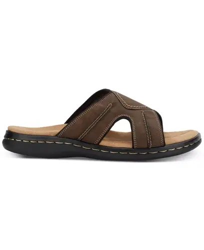 Men's Sunland Slide Sandals - Dark Brown - 2