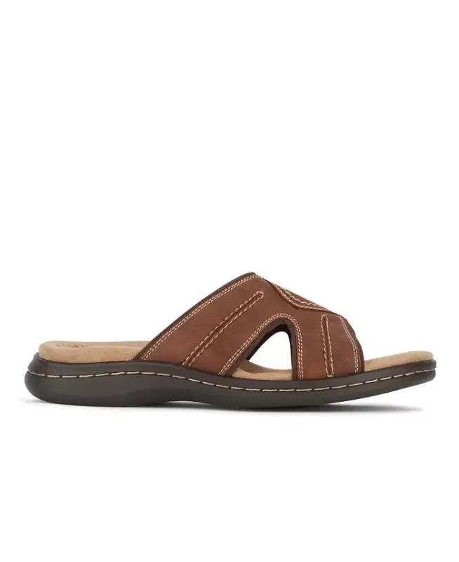 Men's Sunland Slide Sandals-Rust - 2