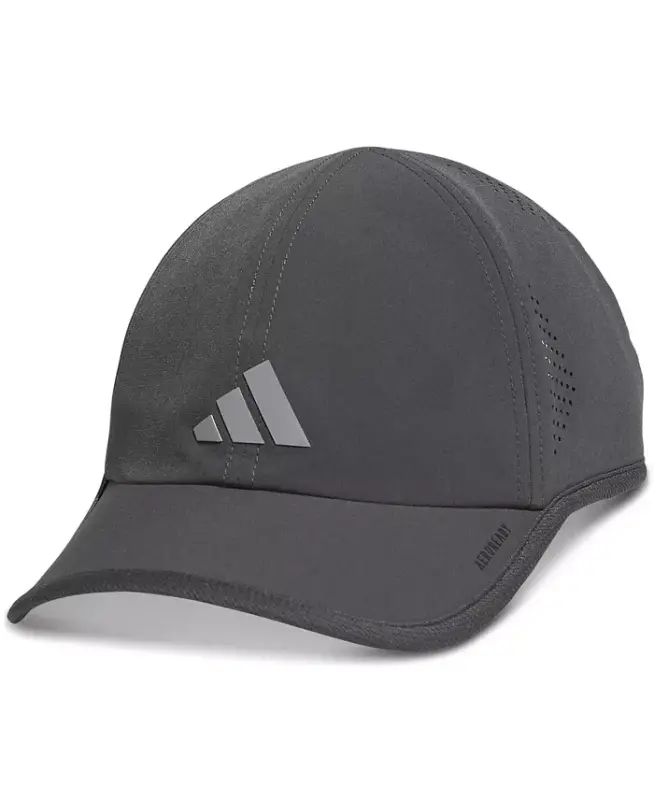 Men's Superlite Logo Cap-Gray - ADIDAS