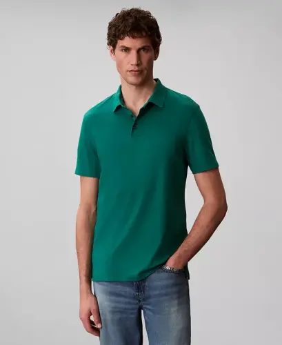 Men's Supima Short-Sleeve Polo Shirt - Enchanted Forest 