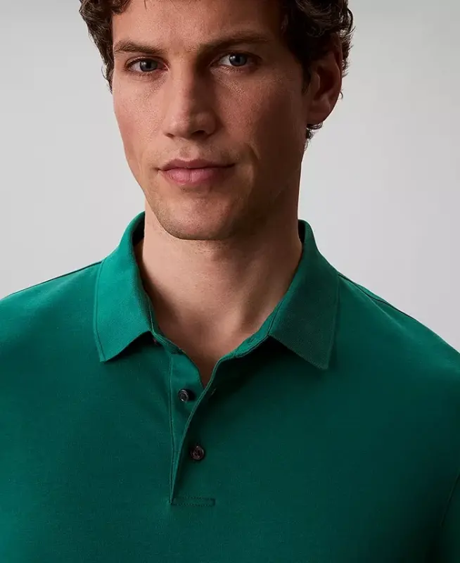 Men's Supima Short-Sleeve Polo Shirt - Enchanted Forest - 4
