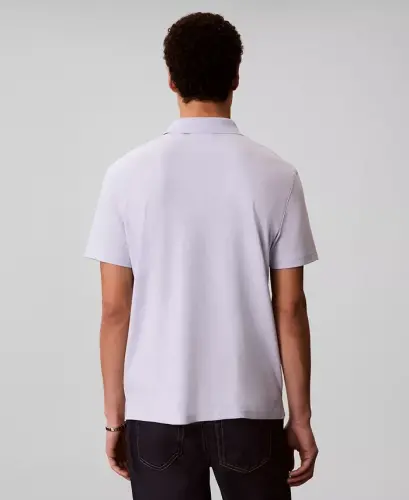 Men's Supima Short-Sleeve Polo Shirt - Heavenly Iris 