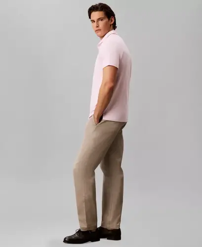 Men's Supima Short-Sleeve Polo Shirt - Pearly Pink - 4