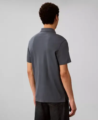 Men's Supima Short-Sleeve Polo Shirt - Dark Slate - 5