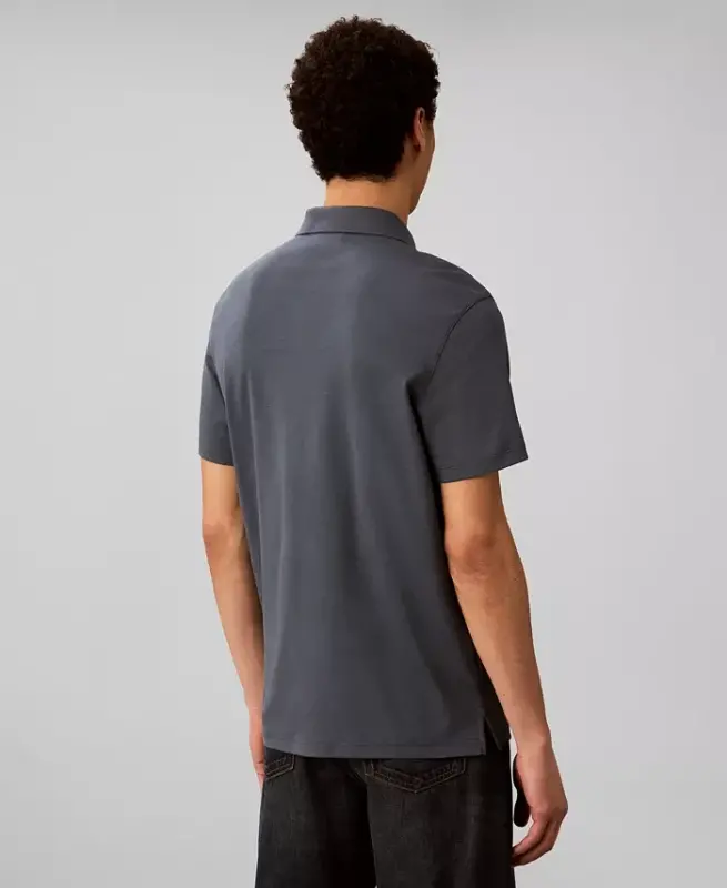 Men's Supima Short-Sleeve Polo Shirt - Dark Slate - 5