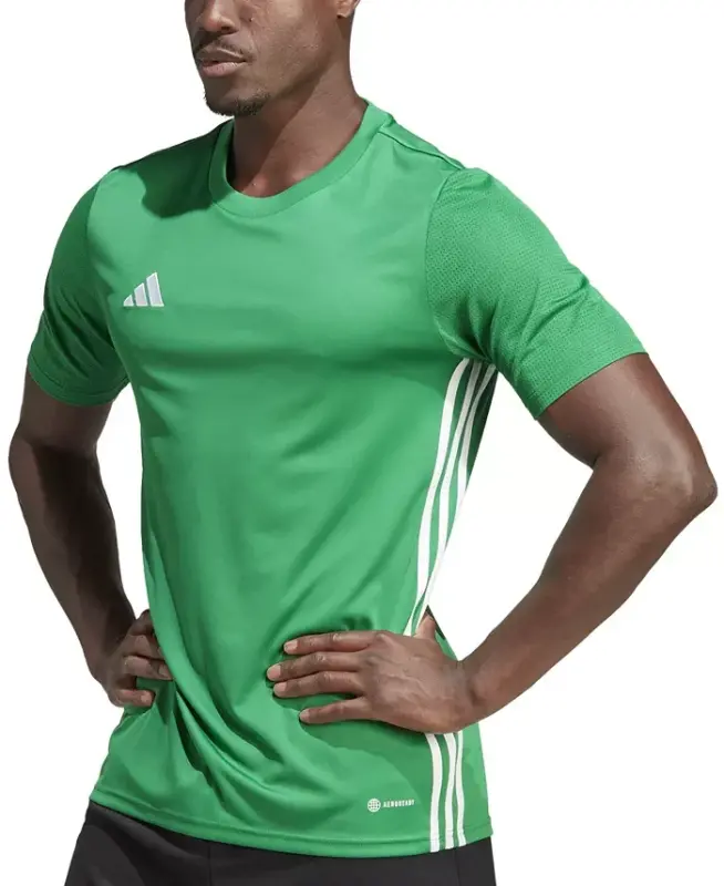Men's Tabela 23 Slim-Fit Performance T-Shirt-Team Green/White - ADIDAS