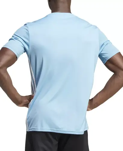 Erkek Tabela 23 Slim-Fit Performans Tişört - Açık Mavi/Beyaz - 4