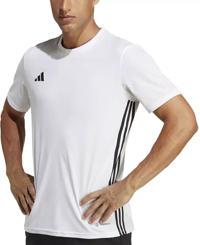 Men's Tabela 23 Slim-Fit Performance T-Shirt-White/Black - 1