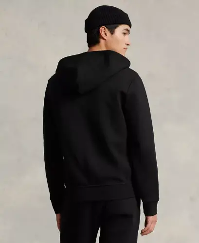 Men's Double-Knit Full-Zip Hoodie-Black - POLO RALPH LAUREN (1)