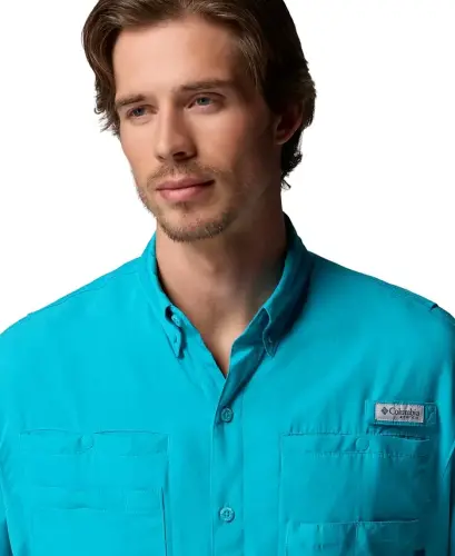 Men's Tamiami II Short-Sleeve Shirt - Ocean Teal - 3