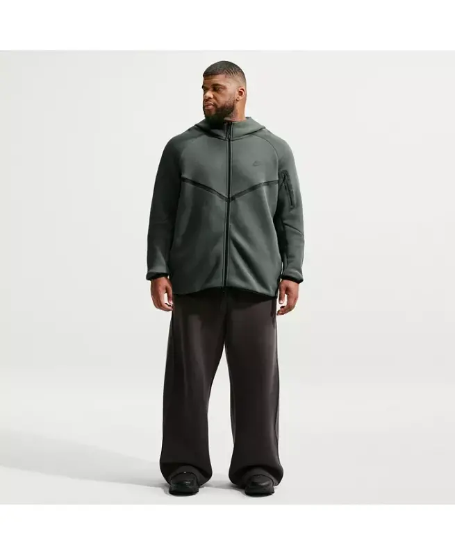 Men's Tech Fleece Full-Zip Hoodie - Camo Green/Black - 4