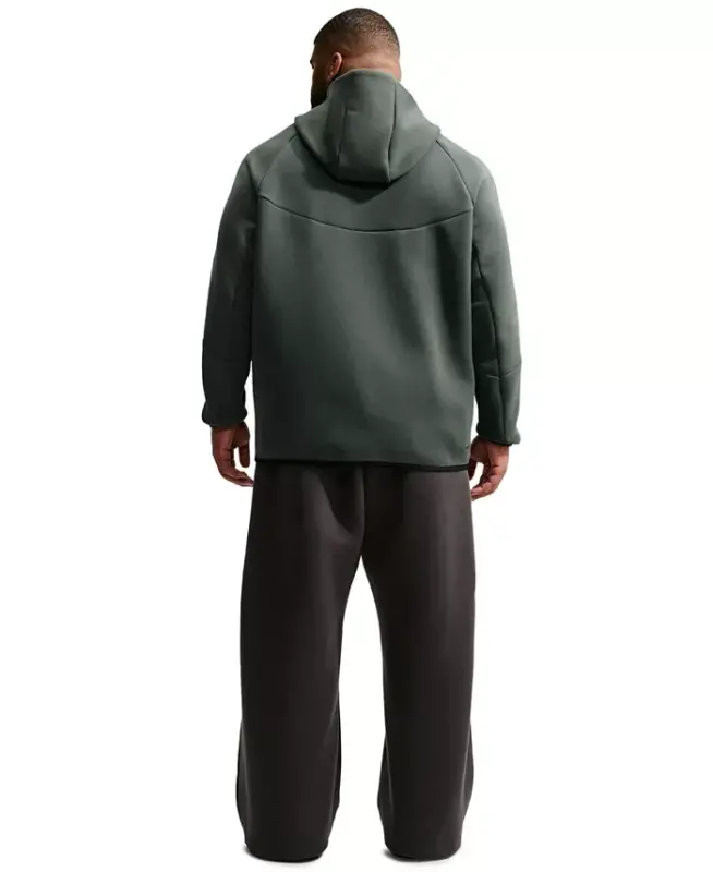 Men's Tech Fleece Full-Zip Hoodie - Camo Green/Black - 5