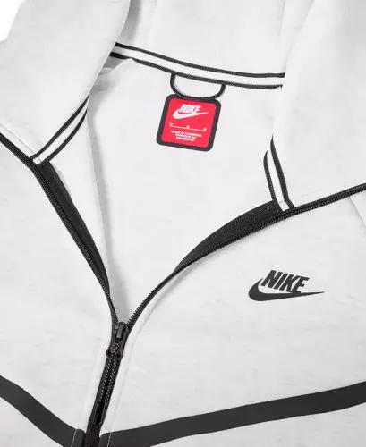 Men's Tech Fleece Full-Zip Hoodie - Bright Heather/Black - 3