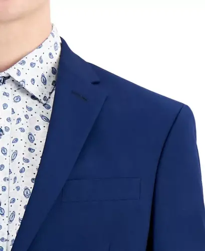 Men's Techni-Cole Suit Separates Slim-Fit Suit Jacket - Blue - 8