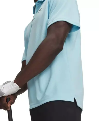 Men's Tech Short-Sleeve Polo Shirt - Opal Blue - UNDER ARMOUR (1)