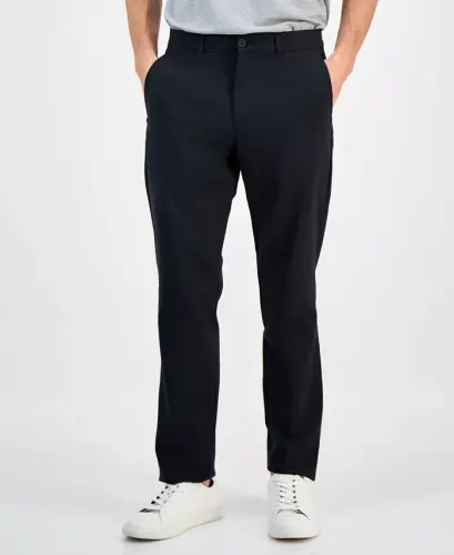 Men's Tech Pants, Created for Modazone - Black - 1