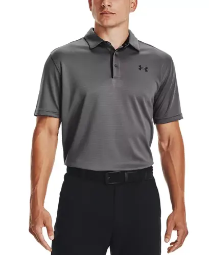 Men's Tech Short-Sleeve Polo Shirt - Graphite Gray 