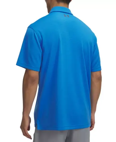 Men's Tech Short-Sleeve Polo Shirt - Blue Atlantis/Pitch Gray - 2