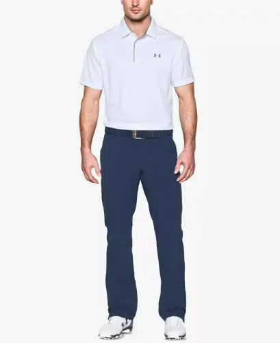 Men's Tech Short-Sleeve Polo Shirt - White 