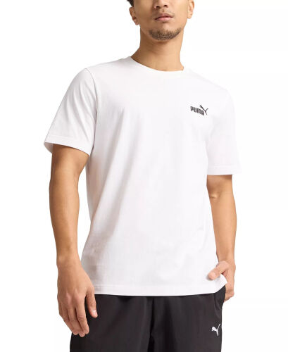 Men's Essential Small Logo T-Shirt - White - PUMA