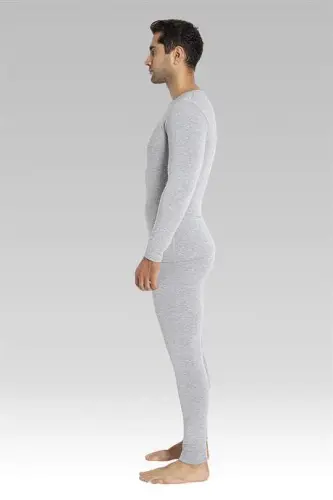 Erkek Termal Takım Alt Üst İçlik Gri - 4