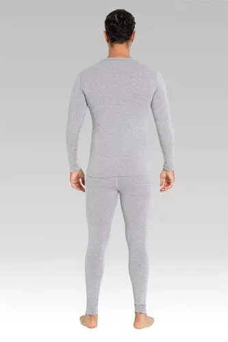 Erkek Termal Takım Alt Üst İçlik Gri - 5