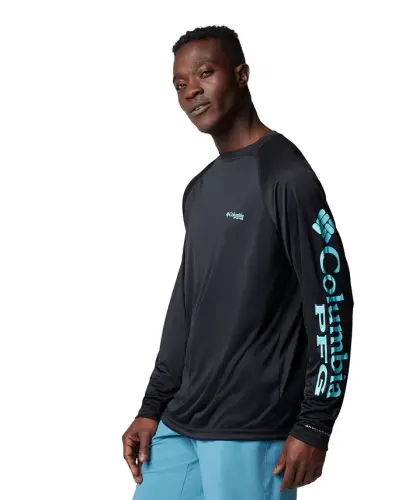 Men's Terminal Tackle Long-Sleeve T-Shirt - Melonade/White Logo - COLUMBIA (1)