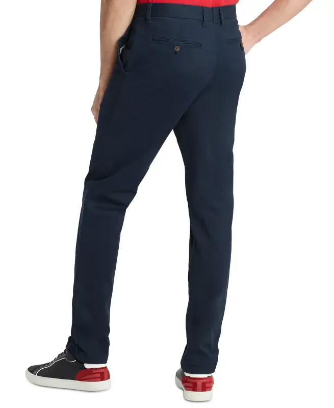 Men's TH Flex Stretch Straight-Fit Chino Pant - Navy Blaze - 2