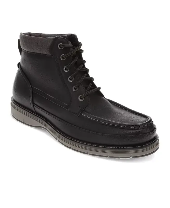 Men's Thames Casual Moc Toe Boot - Black - 1
