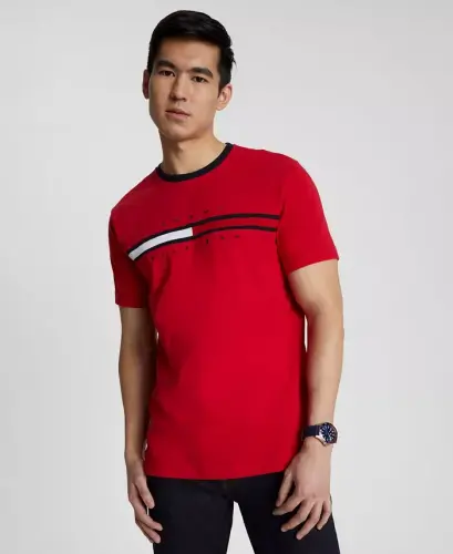 Men's Tino Logo Short-Sleeve T-Shirt - Apple Red 