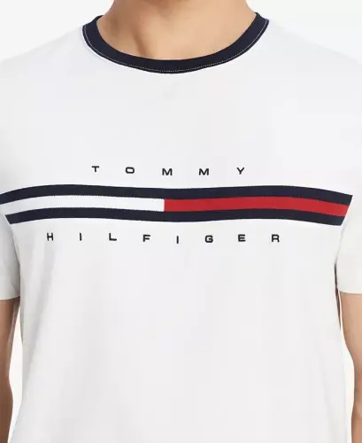 Men's Tino Logo Short Sleeve T-Shirt-Bright White - 3