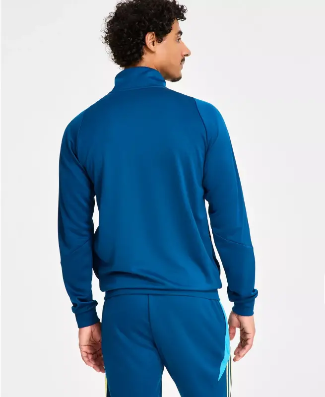 Men's Tiro 24 Slim-Fit Performance 3-Stripes Track Jacket - Leg Marine/citrine - 2