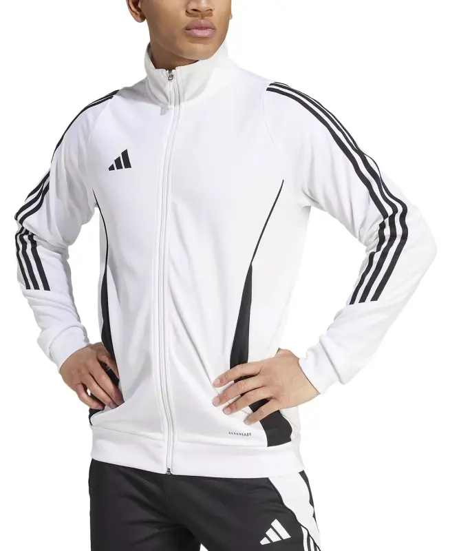 Men's Tiro 24 Slim-Fit Performance 3-Stripes Track Jacket-White/blk - ADIDAS