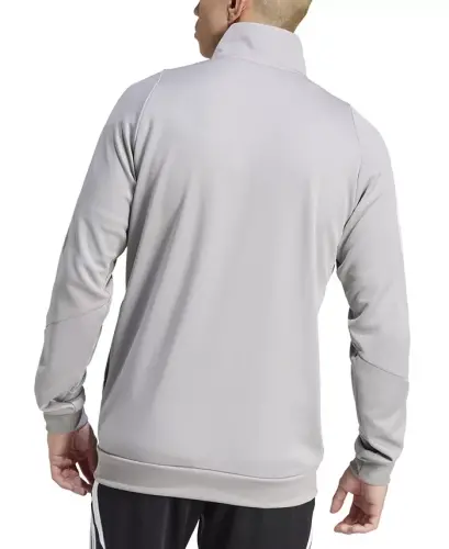 Men's Tiro 24 Slim-Fit Performance 3-Stripes Track Jacket - Mid Grey / Wht - 2