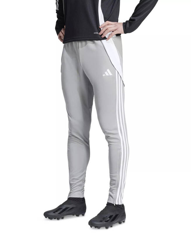 Men's Tiro 24 League Pants - Mid Grey / Wht - 2