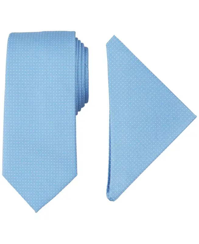 Men's Tjorn Dot Te & Pocket Square Set - NAUTICA