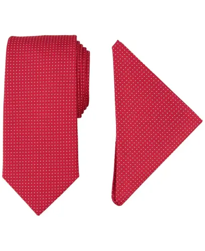 Men's Tjorn Dot Te & Pocket Square Set 