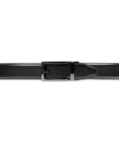 Men's Track-Lock Belt, Created for Modazone - Black - 3