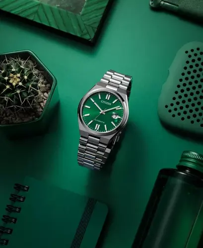 Men's Tsuyosa Automatic Stainless Steel Bracelet Watch 40mm - Silver-tone - 5