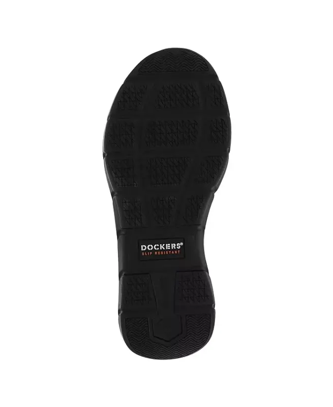 Men's Tucker Slip Resistant Slip On Sneakers - Black - 5