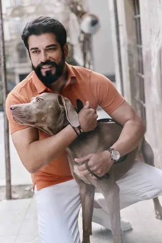 Erkek Turuncu Slim Fit Dar Kesim Polo Yaka Düz Casual Tişört-Turuncu - MODAZONE (1)