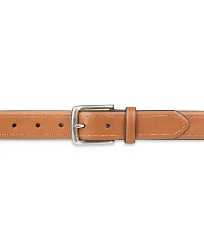 Men's Contrast Casual Belt - Tan - 4