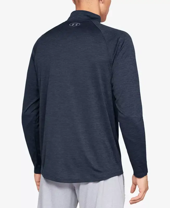 Men's UA Tech Half-Zip Pullover Sweatshirt - Navy - 5