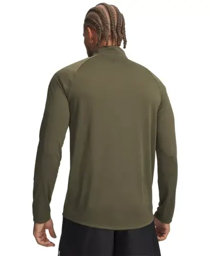 Men's UA Tech Half-Zip Pullover-Od Green / Blk - 6