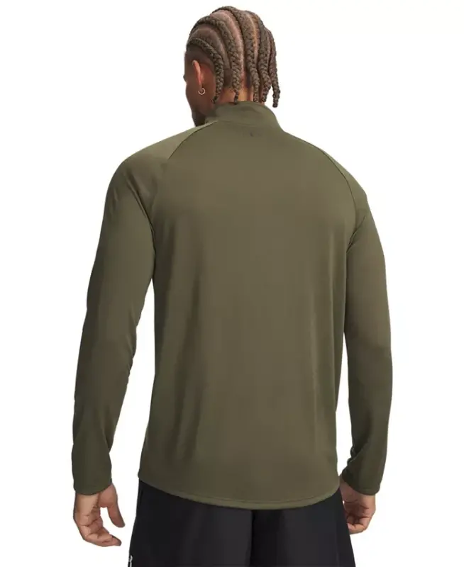Men's UA Tech Half-Zip Pullover-Od Green / Blk - 6