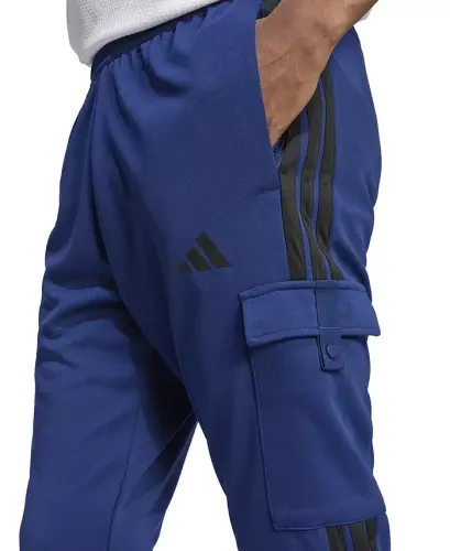 Men's Three-Stripes Tiro Cargo Pants - Drk Blue/blk - 3