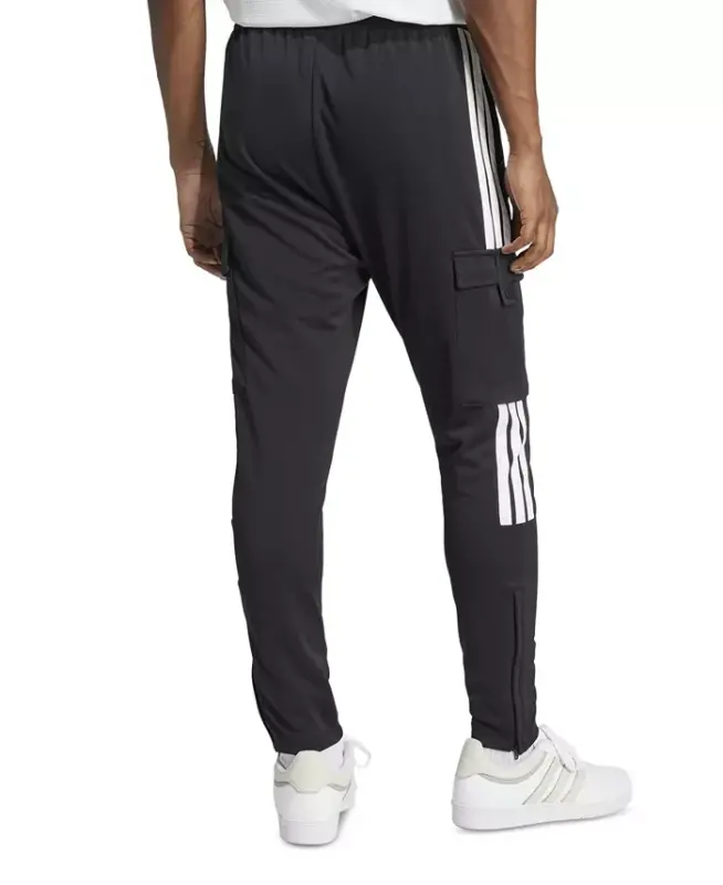 Men's Three-Stripes Tiro Cargo Pants - Black/wht - 2